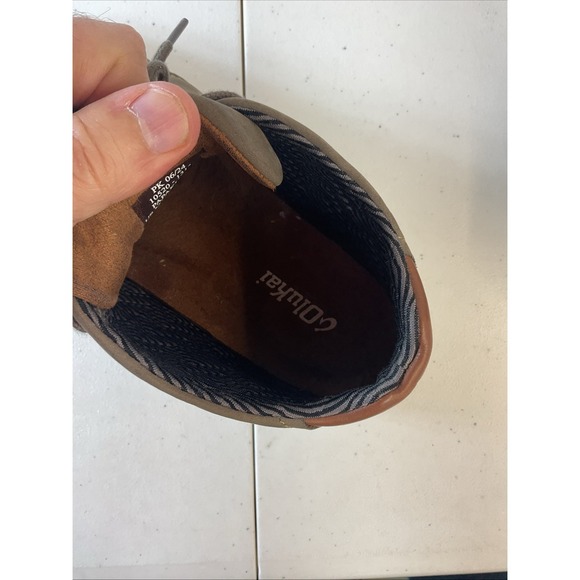 OluKai Papaku 'Ili Mens Gray Leather Chukka Boots Shoes US M 11.5 EUR 44.5 - Picture 11 of 14